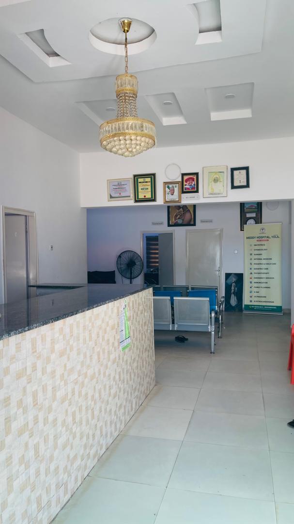 Reception lounge at Meddy Hospital